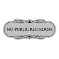 thumbnail image 1 of Designer No Public Restroom Sign(Lt Gray) - Medium, 1 of 6