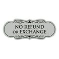 thumbnail image 1 of Designer No Refund Or Exchange Sign(Lt Gray) - Medium, 1 of 6