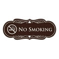 thumbnail image 1 of Designer No Smoking Sign(Dark Brown) - Small, 1 of 6