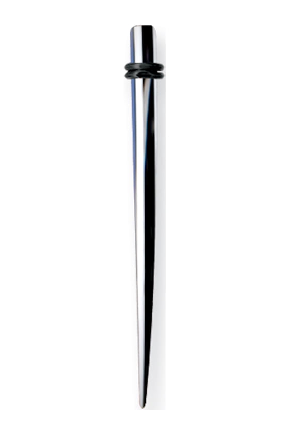 Designer Non Metal Acrylic Uv Men's Layered Expander Spike W 2 O-Rings 8G (3.2Mm) 50Mm Long Ex Made In China -Jewelry By Sweet Pea Creations