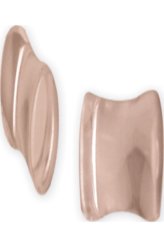 Designer Non Metal Natural Stone Plug W Flares 3/4G (20Mm) Flared Ends Quartz Rose Made In China -Jewelry By Sweet Pea Creations