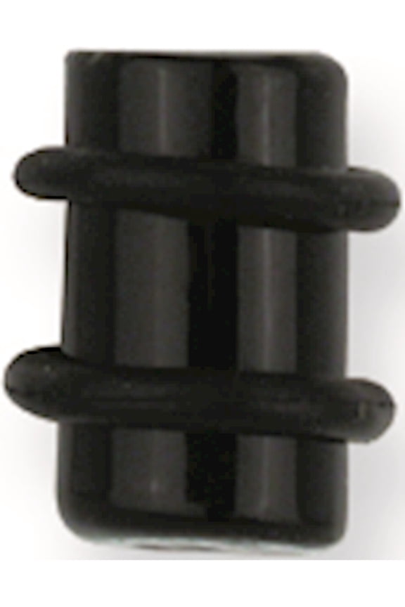 Designer Non Metal Pyrex Glass Plugs Solid Colors 2G (6.5Mm) 1/2 (13Mm) Long W 2 Black O-R Made In China -Jewelry By Sweet Pea Creations