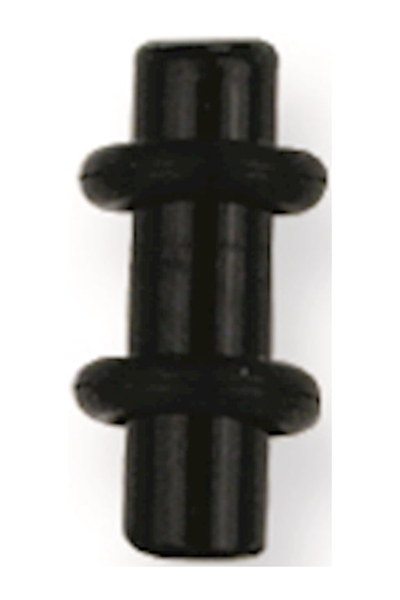 Designer Non Metal Pyrex Glass Plugs Solid Colors 6G (4.1Mm) 1/2 (13Mm) Long W 2 Black O-R Made In China -Jewelry By Sweet Pea Creations