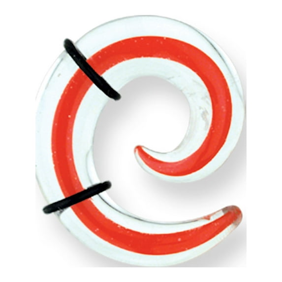 Designer Non Metal Pyrex Glass Spirals Clear W Core Colors 4G (5.2Mm) 1/2 (13Mm) Dia 2 B Made In China -Jewelry By Sweet Pea Creations