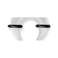 thumbnail image 1 of Designer Non Metal Pyrex Pinchers Solid Colors 00G (9.2Mm) 1/2 (13Mm) Dia W 2 Black O-Ring Made In China -Jewelry By Sweet Pea Creations, 1 of 2