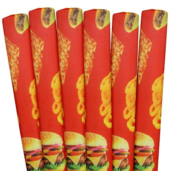 Designer Noodle Foam Ultimate Fabric-Wrapped Food Pool Noodles, Multicolor