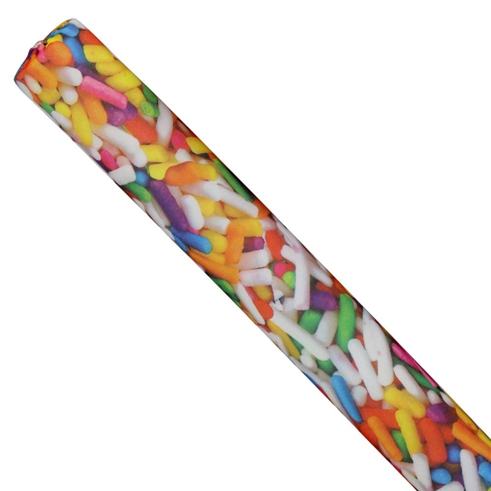 Designer Noodle Foam Ultimate Fabric-Wrapped Sprinkles Pool Noodles, Multicolor