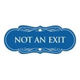 thumbnail image 1 of Designer Not An Exit Sign(Blue) - Large, 1 of 6