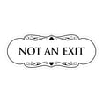 thumbnail image 1 of Designer Not An Exit Sign(White) - Small, 1 of 6