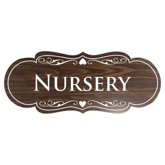 Designer Nursery Sign(Walnut) - Small