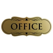 Designer Office Sign(Brushed Gold) - Large