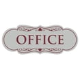 thumbnail image 1 of Designer Office Sign(Light Grey / Burgundy) - Small, 1 of 6