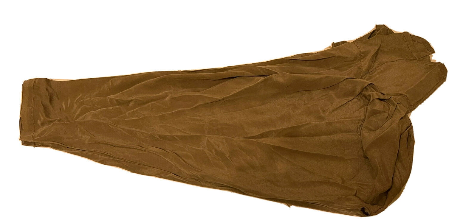 Designer Pakistani Indian Women S-M Pants Shalwar Brown Beige Grey 100% ...