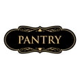 thumbnail image 1 of Designer Pantry Sign (Black /Gold) - Small, 1 of 5