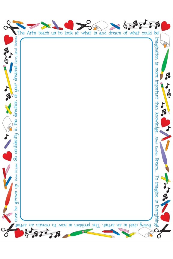 SHAPES ETC.   Designer Paper - Imagine (50 Sheet Package)