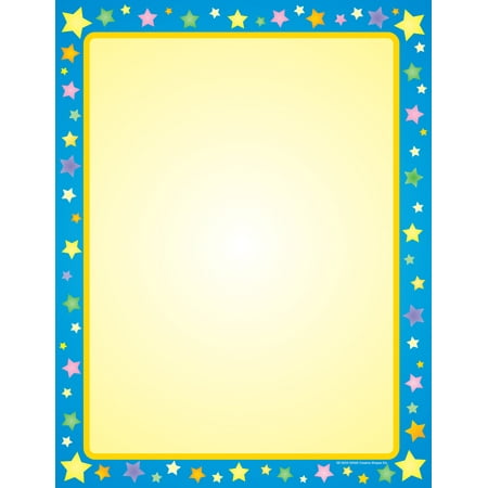 SHAPES ETC. Designer Paper - Multi Star (50 Sheet Package)