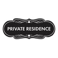 thumbnail image 1 of Designer Private Residence Sign (Black) - Medium, 1 of 5