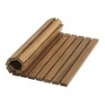 thumbnail image 1 of Designer Roll Up Genuine Teak 2' x 3' Mat, 1 of 5