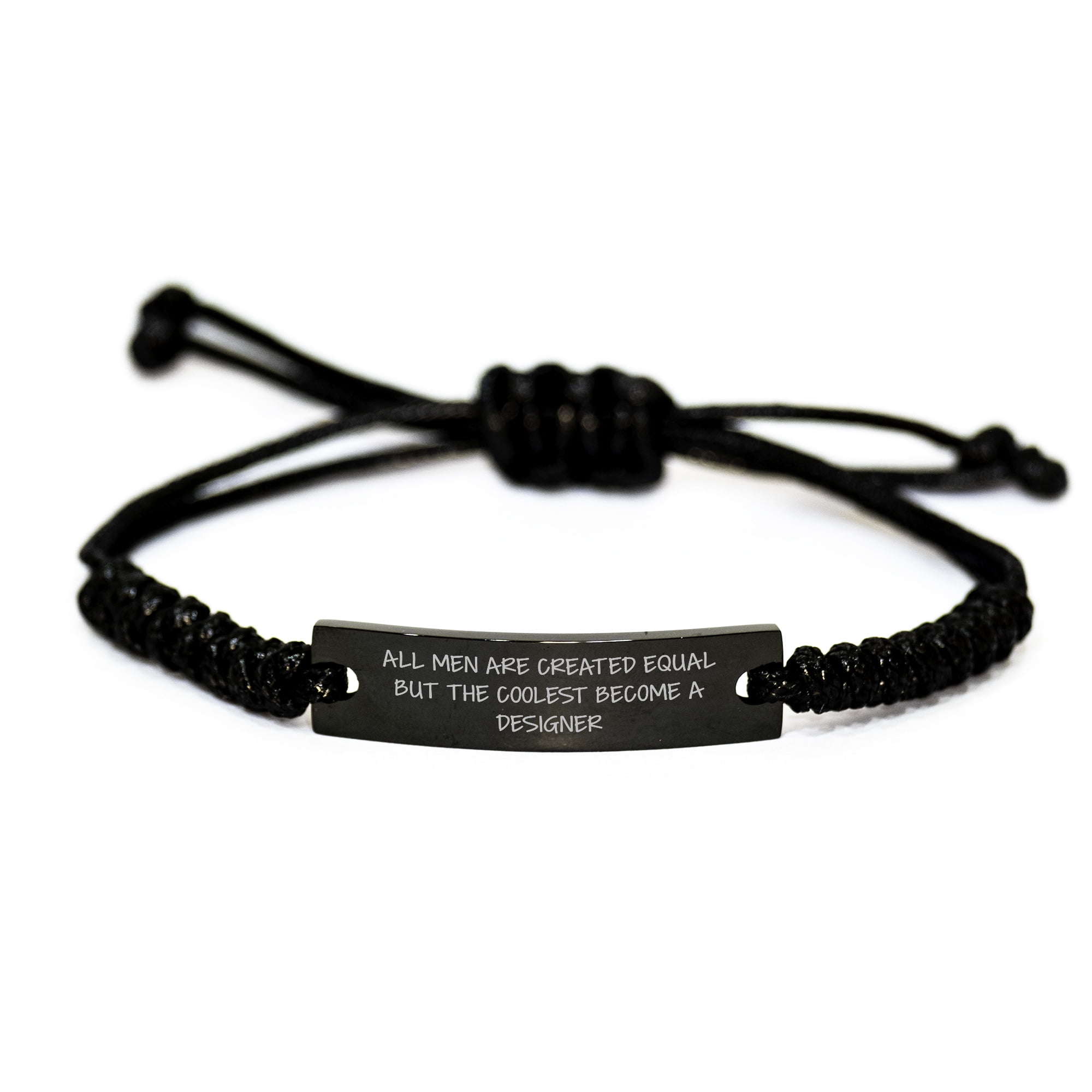 Designer Rope Braceltes Gifts from Men for Father's Day - 'All Men Are ...