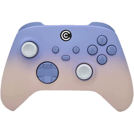 Designer Series Custom Wireless Controller for Series X/S & One - Multiple Designs Available (Baby Pink & Light Violet W/Light Violet Inserts)