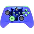 thumbnail image 1 of Designer Series Custom Wireless Controller for Series X/S & One - Multiple Designs Available (Blue Chrome & Green Chrome Inserts), 1 of 3