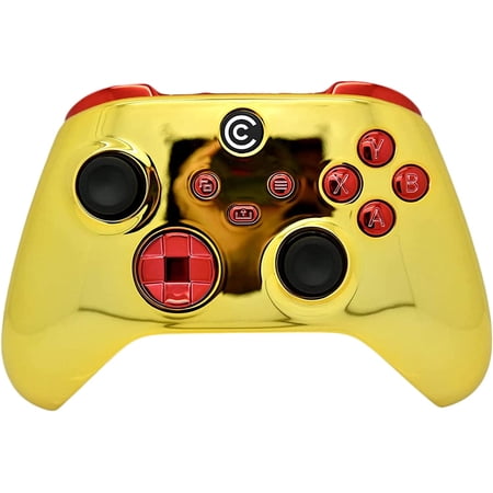 Designer Series Custom Wireless Controller for Series X/S & One - Multiple Designs Available (Gold Chrome & Red Chrome Inserts)
