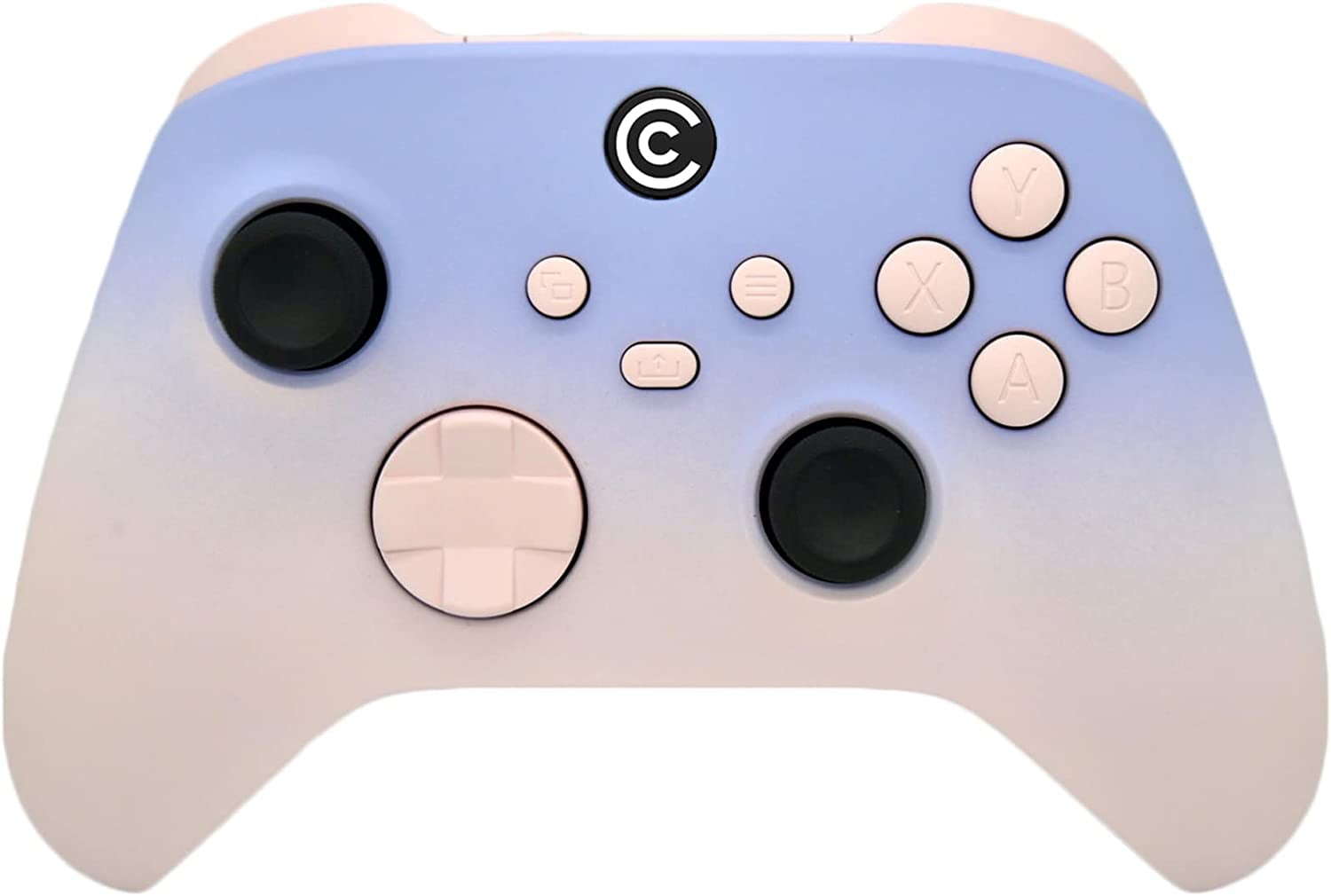 Designer Series Custom Wireless Controller for Xbox Series X/S & One -  Multiple Designs Available (Light Violet & Baby Pink W/Pink Inserts)