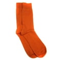 thumbnail image 1 of Designer Solid Mens Sock Orange, 1 of 1