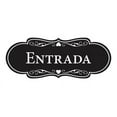 thumbnail image 1 of Designer Spanish Entrada Sign (Black) - Large, 1 of 4