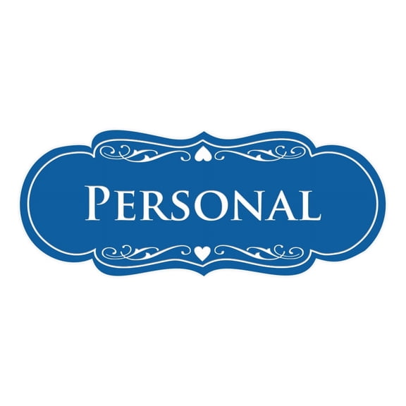 Designer Spanish Personal Sign (Blue) - Medium