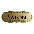 thumbnail image 1 of Designer Spanish Salon Sign (Brushed Gold) - Large, 1 of 4