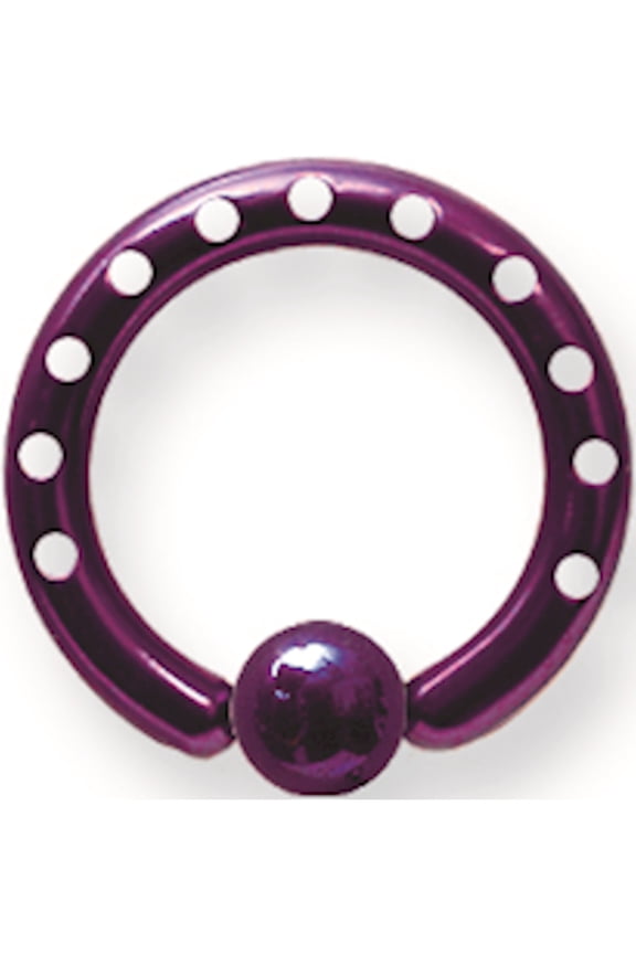 Designer Stainless Steel Plated Sgss Industrial Style Captive 10G (2.6Mm) 7/16 (12Mm) Dia W 5Mm Made In China -Jewelry By Sweet Pea Creations