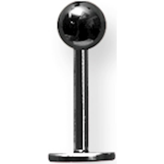 Designer Stainless Steel Plated Sgss Labret W Ball End 16G (1.3Mm) 5/16 (8Mm) Long 4Mm Al Made In China -Jewelry By Sweet Pea Creations