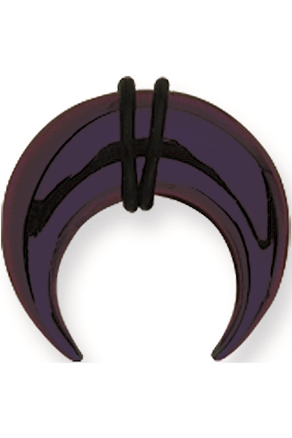 Designer Stainless Steel Plated Sgss Pincher W 2 Rubber O-Rings 00 Ga(9.2Mm) 5/8 (15Mm) Dia Made In China -Jewelry By Sweet Pea Creations