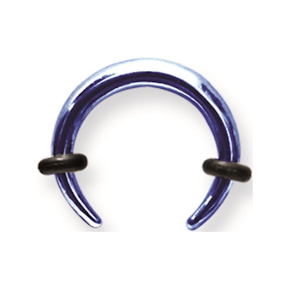 Designer Stainless Steel Plated Sgss Pincher W 2 Rubber O-Rings 8G (3.2Mm) 1/2 (13Mm) Dia Bl Made In China -Jewelry By Sweet Pea Creations