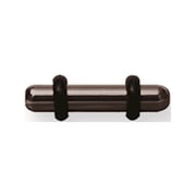 Designer Stainless Steel Plated Sgss Plug W Rounded Ends 10G 2.6Mm 1/2 13Mm Long Black Zr-D Made In China -Jewelry By Sweet Pea Creations