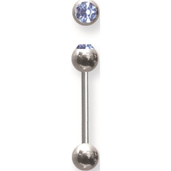 Designer Stainless Steel Sgss Bb W Press Fit Gem Ball 14G (1.6Mm) 5/8 (15Mm) Long 1 6Mm Ba Made In China -Jewelry By Sweet Pea Creations