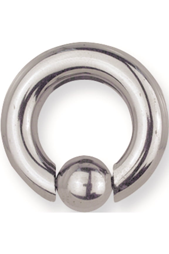 Designer Stainless Steel Sgss Captive 4G (5.2Mm) 1/2 (13Mm) Dia 7Mm Gap W 8Mm Ball Made In China -Jewelry By Sweet Pea Creations