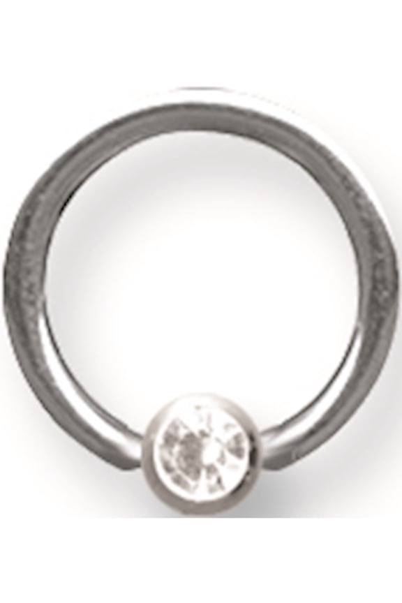 Designer Stainless Steel Sgss Captive W Press Fit Gem Ball 14G (1.629Mm) 10Mm Dia 4Mm Pres Made In China -Jewelry By Sweet Pea Creations