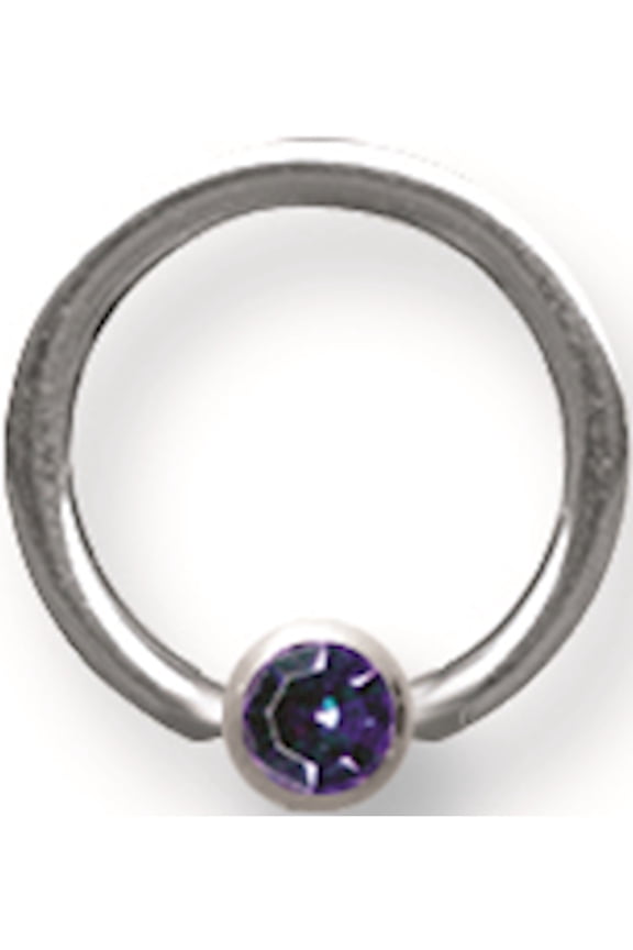 Designer Stainless Steel Sgss Captive W Press Fit Gem Ball 14G (1.629Mm) 10Mm Dia 4Mm Pres Made In China -Jewelry By Sweet Pea Creations