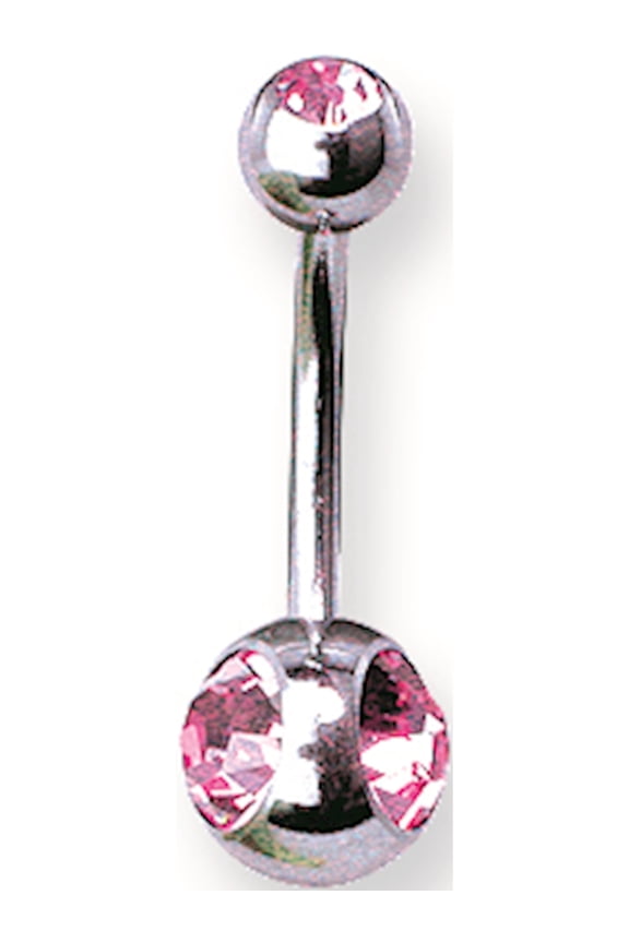 Designer Stainless Steel Sgss Curv Bb Belly Styles 14G (1.6Mm) 7/16 (12Mm) Long W 5Mm To Made In China -Jewelry By Sweet Pea Creations