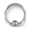 thumbnail image 1 of Designer Stainless Steel Sgss Cut Captive W Ball 14G (1.6Mm) 7/16 (12Mm) Dia 5Mm Style 3 Made In China -Jewelry By Sweet Pea Creations, 1 of 2