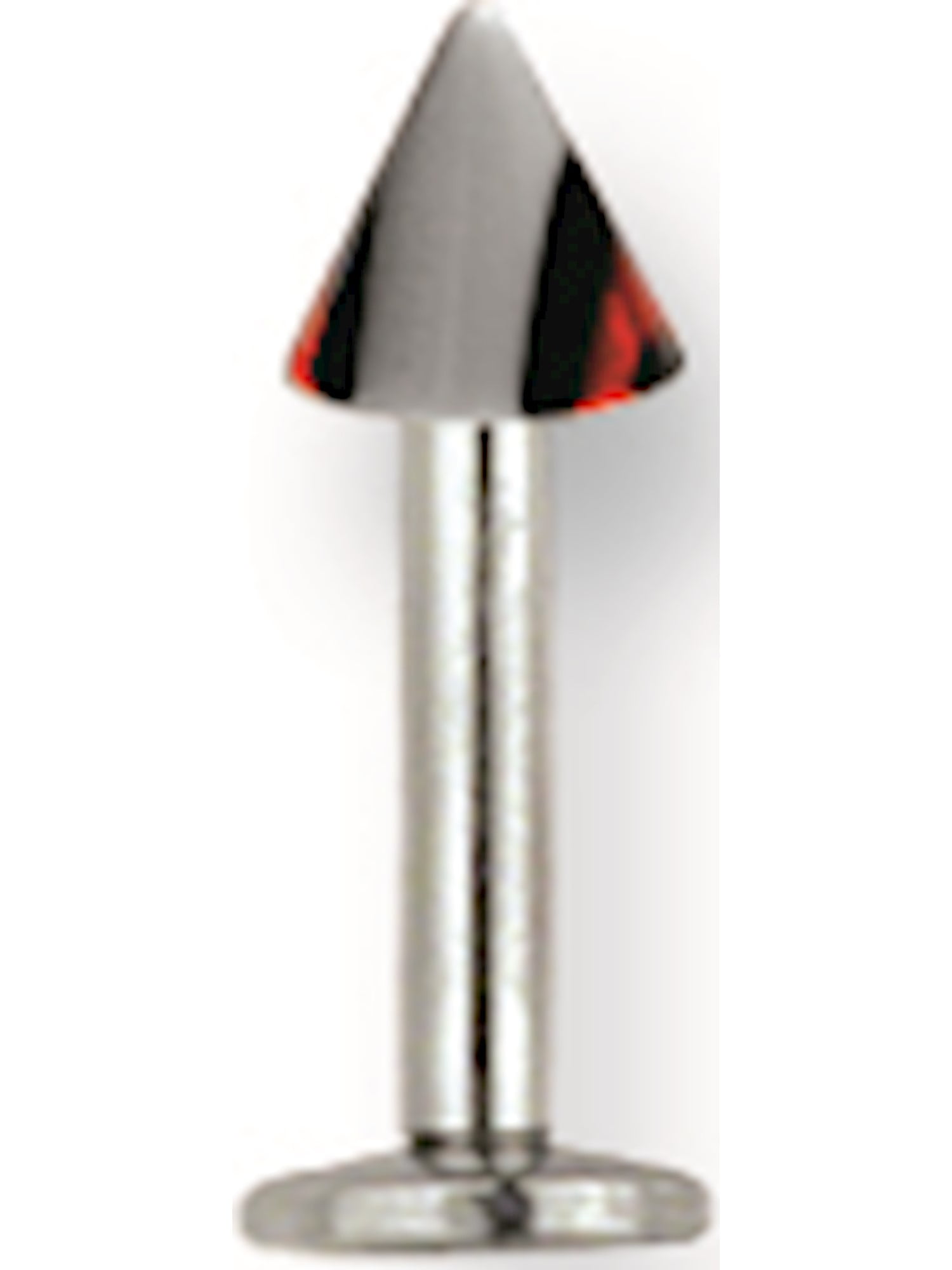 Designer Stainless Steel Sgss Labret W Acrylic Vert Racer Stripe Cone ...