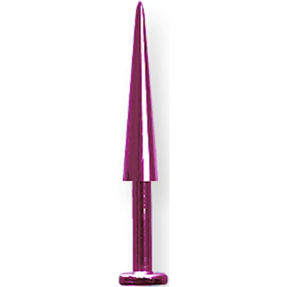 Designer Stainless Steel Sgss Labret W Plated Spike 14G (1.6Mm) 5/16 (8Mm) Long 3Mm Base By 15 Made In China -Jewelry Sweet Pea Creations