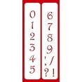 thumbnail image 1 of Designer Stencils 1.75 Inch Contemporary Numbers Cake foodgrade stencil, 1 of 1