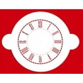 thumbnail image 1 of Designer Stencils 6.5 Inch Clock Cake Stencil, Beige/semi-transparent, 1 of 1