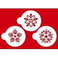 thumbnail image 1 of Designer Stencils Five Point Rosettes Cookie Stencils, Beige/semi-transparent, 1 of 5