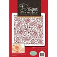 thumbnail image 1 of Designer Stencils C820 Paisley Henna Miniprint Stencil, Beige/semi-transparent, 1 of 4