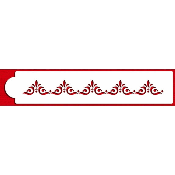 Designer Stencils Mexican Tile Cake Tier 3 foodgrade stencil, 1.3" x 12"