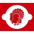 thumbnail image 1 of Designer Stencils Thanksgiving Turkey Cake Stencil, Beige/semi-transparent, 1 of 7